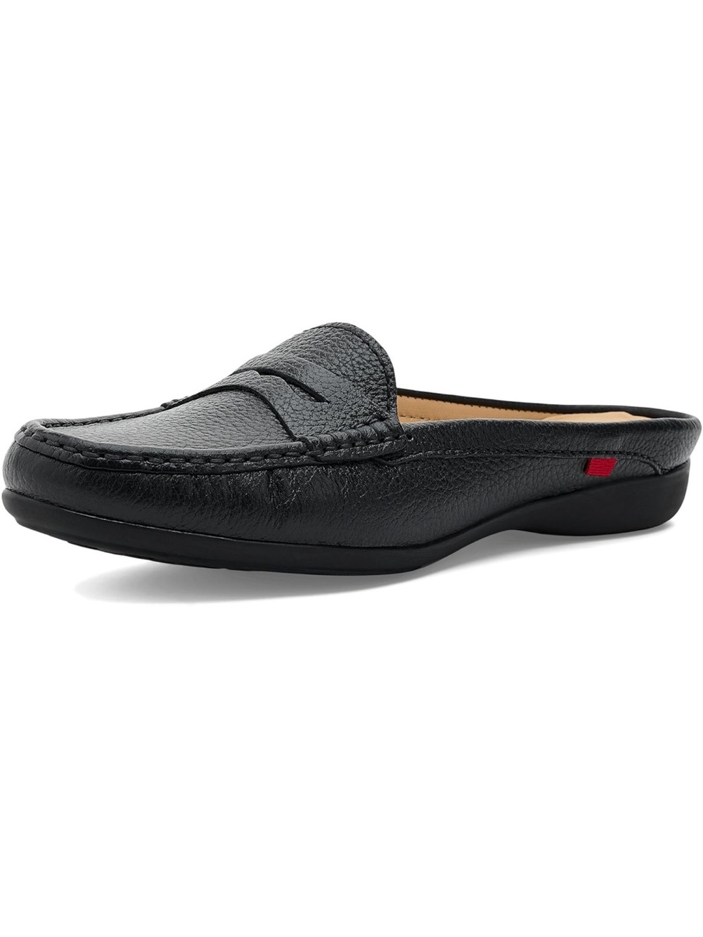 Marc Joseph Women's Union Penny Mules in black leather Sz 6 NWOB